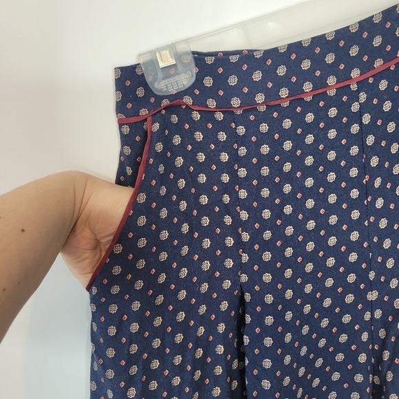 Ark and Co navy blue wide leg shorts size Medium - Picture 8 of 14